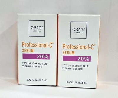 Obagi Professional C-20% 12.5 ml - LOT OF 2 (25 ml) BRAND NEW 