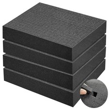 Pick and Pluck Foam Inserts for Cases   16"x12"x2" Cuttable Case Foam Padding...