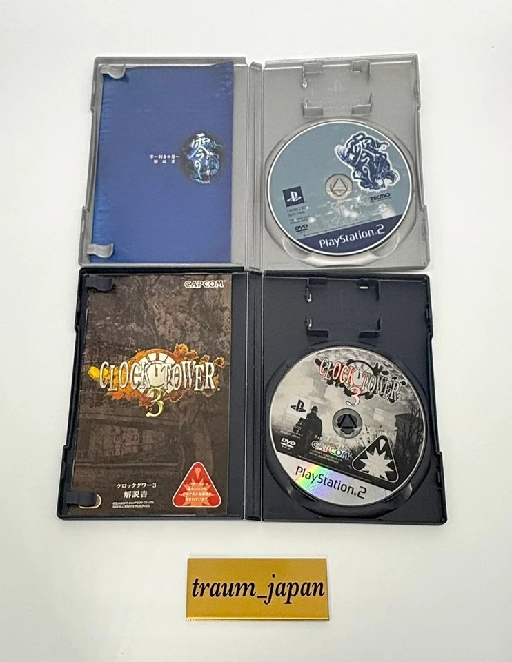 Lot 8 PS2 Fatal Frame 1 2 3 Siren 1 2 Michigan Dement Clock Tower 3 Japan Horror - Image 4 of 4