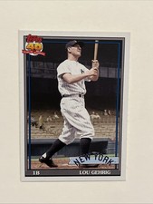 2021 Topps Archives - 1991 Topps Lou Gehrig #195