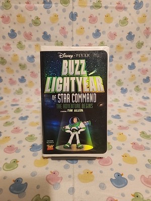 Buzz Lightyear of Star Command: The Adventure Begins (VHS, 2000) Clamshell 