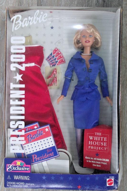 Vintage 1999 Barbie Presidential Election 2000 Blonde Version