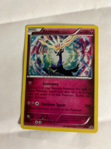 1x Xerneas - XY05 - Promotional Pokemon XY - Black Star Promos used