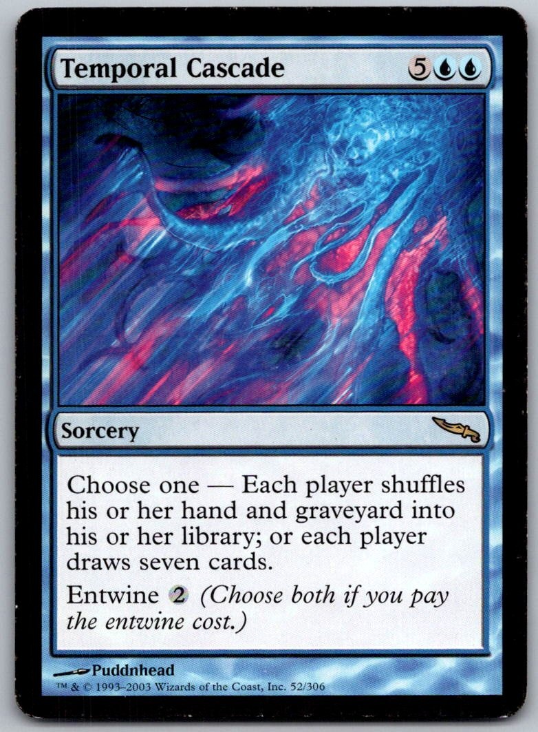 Temporal Cascade 52 Rare Mirrodin Magic: The Gathering Lightly Played