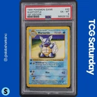 1999 POKEMON BASE SET 1ST EDITION SHADOWLESS #42/102 WARTORTLE PSA 6