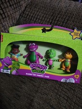Fisher-Price Barney  s World Barney Hey Friends Figures 3 Mattel