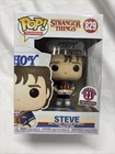 Funko Pop! #829 Stranger Things Steve Baskin-Robins Exclusive With Protector