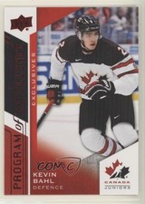 2020-21 Team Canada Juniors Program of Excellence Exclusives /165 Kevin Bahl f5g