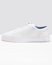 Oliver Sweeney Hayle Antiqued Calf Leather Mens Trainers - White