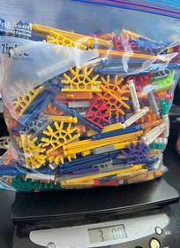 Mixed Lot of K'NEX KNEX Building Toy Replacement Parts Pieces 3 lbs Pounds Bag