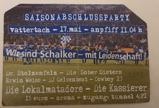 ALTES TICKET, Schalke 04-Saisonabschlussparty 17.05.04, Lokalmatadore, Kassierer