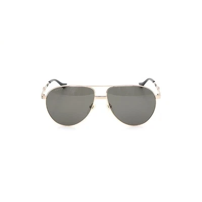 Gucci Lunettes de soleil aviateur dorées GG1440S 001 158183854 [U] - Photo 1/4