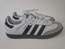 Adidas Samba OG Cloud White Core Black Women's Size 7 US Leather Shoes Sneaker