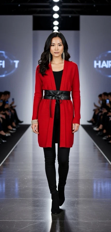 Damen-Cardigan, Gr. 40, rot, neu mit Etikett - Bild 1 von 4