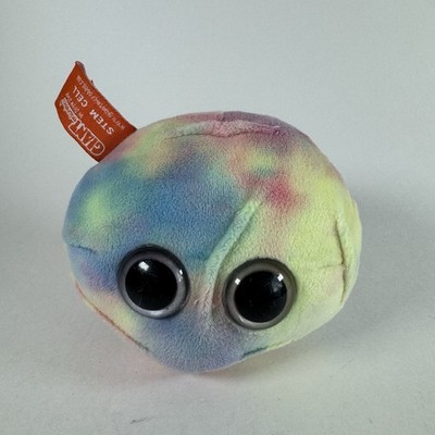 Giant Microbes Plush Stem Cell 4.5'' x 4'' Tie Dye Stuffed Animal Toy Drew Oliver