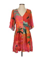 FARM Rio Women Orange Casual Dress P