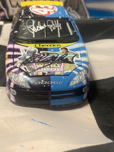 2002 John Andretti & R Petty Dual Autographed #43 Star Wars Episode II 1/24 - Picture 11 of 11