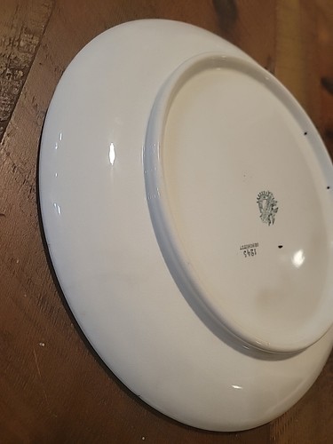 Antique Mettlach Villeroy & Boch 12" Dutch Children Feeding Goat Wall Plate - Picture 24 of 24