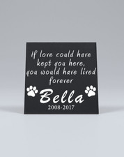 Pet Memorial Stone Plaque  Cat memorial or Dog Memorial