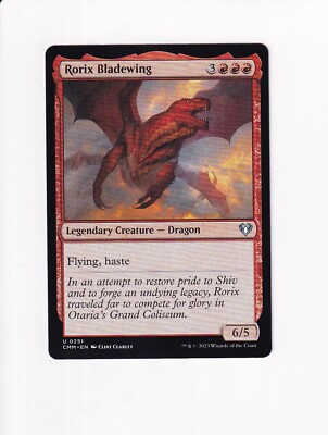 2023 MTG MAGIC THE GATHERING COMMANDER MASTERS RORIX BLADEWING