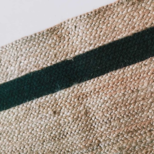 Runner Rug 100% jute braided handmade reversible carpet rustic modern area Rugs - Picture 4 of 6