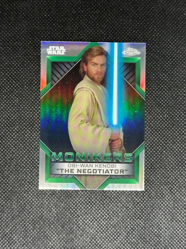 2023 Topps Chrome Star Wars Cards Insert Monikers - You Pick Complete Your Set - Picture 10 of 17