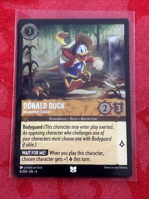 ディズニーロルカナ Donald Duck - Musketeer FOIL Disney Lorcana - Ursula's Return - Donald Duck
