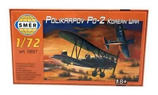 SMER 1/72 Airplane Polikarpow Po 2 Korean War Plastic Model Kit