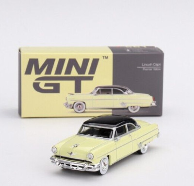 MINI GT 1954 Lincoln Capri Ford Motor Company Premier Yellow