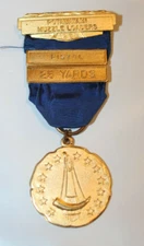 1961 Potawatami Muzzle Loaders Pistol 25 Yards Gold Medal w/Blue Ribbon