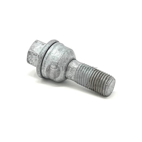 Genuine OEM Wheel Bolts (16) Silver for Audi 80 Coupe 88-96 on Original Wheels - Afbeelding 2 van 4