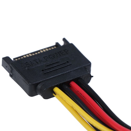 15Pin SATA Male to Double 4 Pin Molex Female IDE HDD Power HardDrive CableA.Z0 - Picture 5 of 12