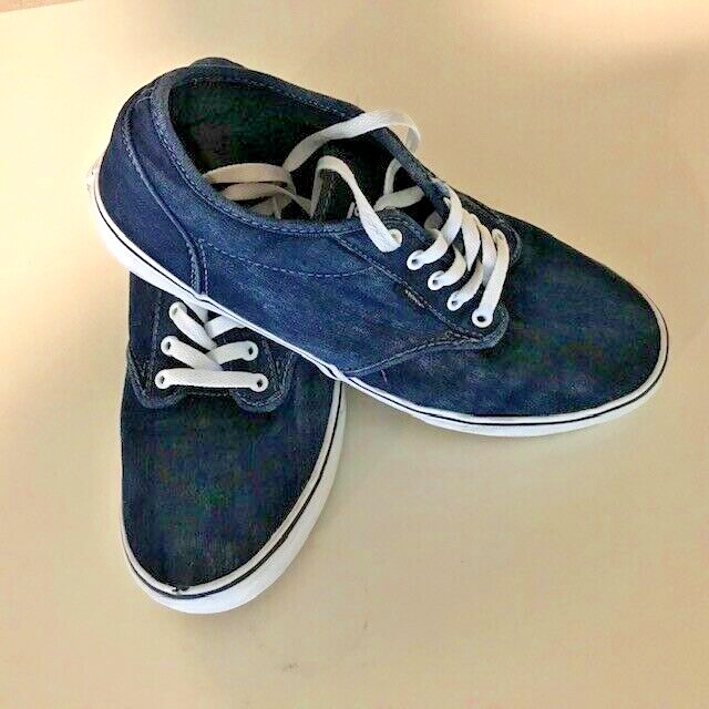 VANS ERA ESPADRILLE IN BLUE JEAN DENIM SKATE SNEAKER … Gem