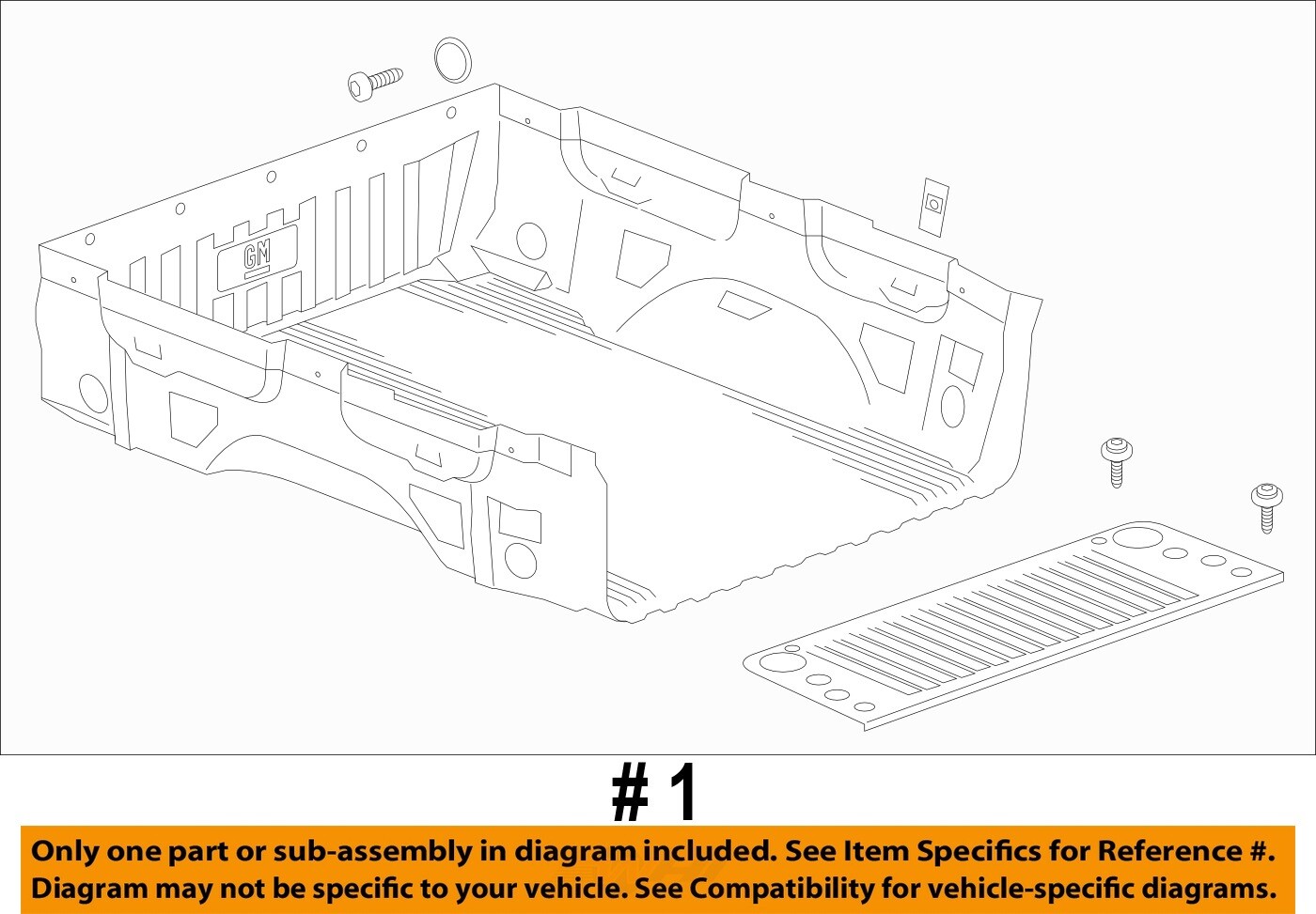 GM 23221572 Truck Bed Liner eBay