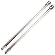 2) 17" Pressure Washer Wand Stainless Steel Body 1/4" Quick Connect Washer Lance