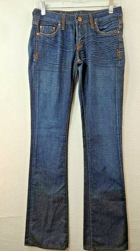 NEW Union Goddess Factory Distressed Denim Light Blue Jeans Womens 26 - Picture 1 of 12