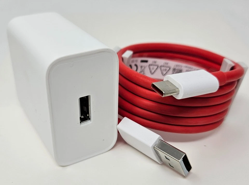 OnePlus Warp Fast Charging Power Adapter 18W, USB-C Cable for OnePlus 7 Pro 7T - Image 2 of 4