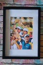 Ryder Cup 2023 Luke Donald Team Europe Golf Picture Pop Art Tribute