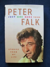 JUST ONE MORE THING - SIGNED & INSCRIBED by COLUMBO Actor PETER FALK - 1st in DJ
