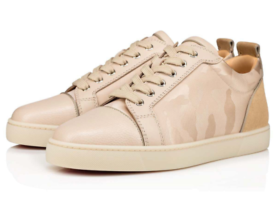 Christian Louboutin Leather Louis Junior‎ Orlato Flat, Sizes 42 Louis Junior - Sneakers - Patchwork watersnake leather  main image 3