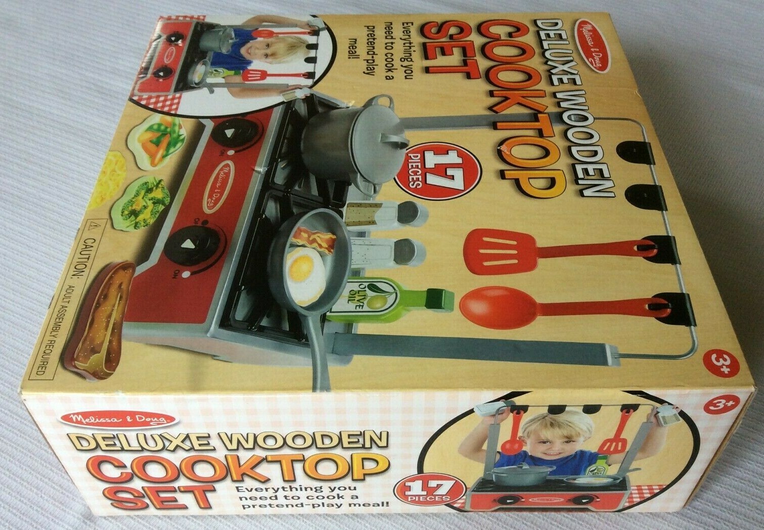 melissa and doug wooden cooktop set
