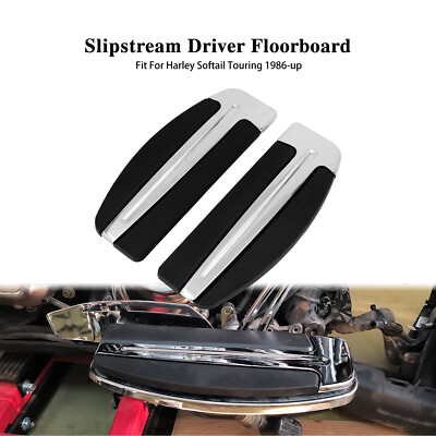 Slipstream Floorboard Rider Footboards Inserts Fit For Harley Softail Heritage