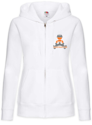 Constructor I Damen Zipper Hoodie Bauarbeiter Maurer Handwerker Mason