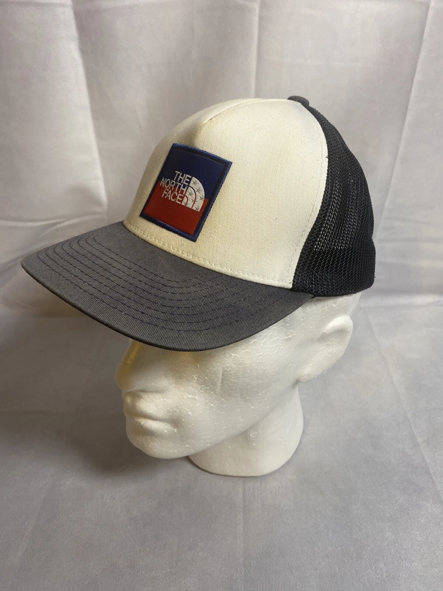The North Face Keep it Patched Trucker Hat SnapBack Blue/White/Flexfit Tech 110