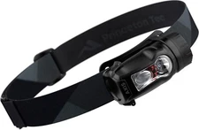 Princeton Tec Axis Headlamp Black Rechargeable Battery-Power Meter Four Settings
