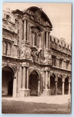 St. John's College OXFORD UK Postcard
