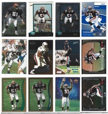 Takeo Spikes Cincinnati Bengals Auburn 12 card 1998 RC lot-all different