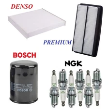 Tune Up Kit Cabin Air Oil Filters Spark Plugs for Honda Pilot V6 3.5L 2010-2011