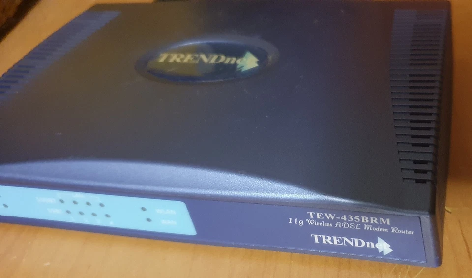 Wireless WiFi Modem Trend Net TEW-435BRM ADSL 11g Router 79010HS Wired Ethernet - Image 3 of 4