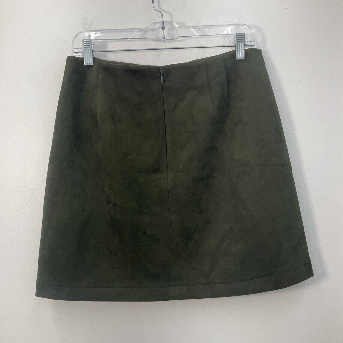 INCHANT ME】[eco] Stitch selvedge A-line mini skirt DENIM